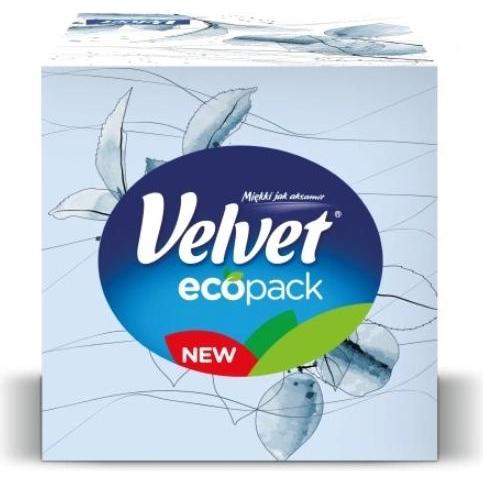 Velvet, Taschentücher + Kosmetiktücher, Samthygienische Gewebe, 60 Stücke