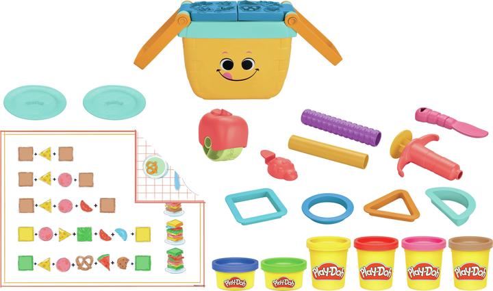 Actual product image Play-Doh Hasbro F69165L0 Picnic Shapes Starter Set