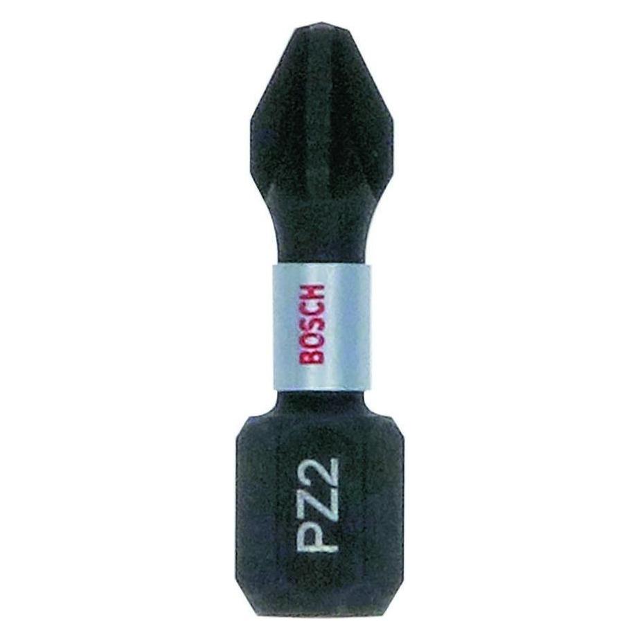Bosch Professional Zubehör, Bits, Schroevendraaierbits PZ2 25 St./ Slag, L = 25mm (Kruis Pozidriv Pz)