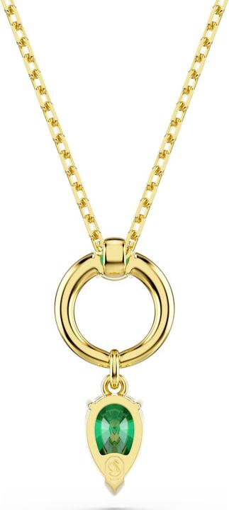 Produktbild Swarovski Mesmera Halskette Verschiedene Schliffe Grün Goldlegierungsschicht (Swarovski Metall)
