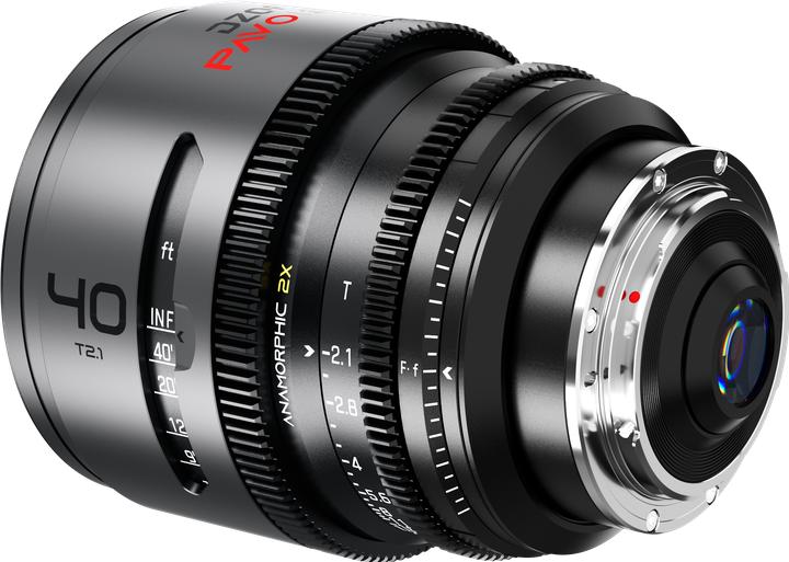 Image du produit Dzofilm Pavo 2x Anamorphic 40mm T2.1 for PL/EF Mount (S35) imperial - Golden Coating (PL, APS-C / DX)