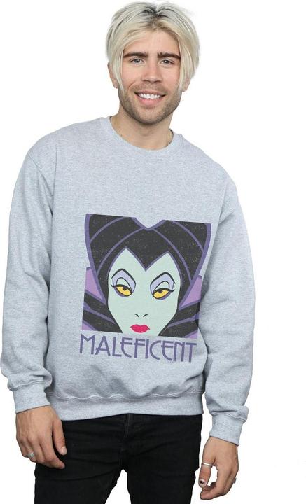 Immagine prodotto Disney Maleficent Cropped Head Felpa Uomo (S)
