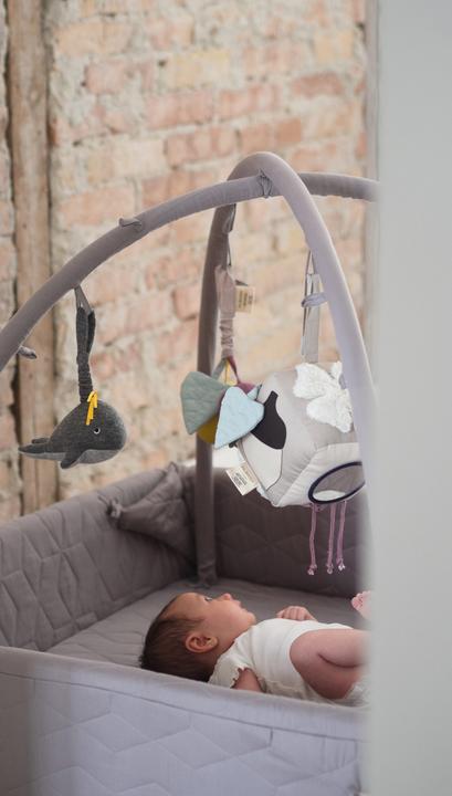 Immagine prodotto Filibabba Aktivitätsnest - Weiches Quilt Dark Grey