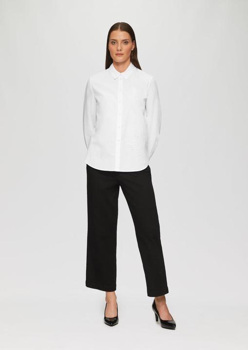 Produktbild S.Oliver Bluse Hemdbluse im Relaxed Fit mit Applikation (42)