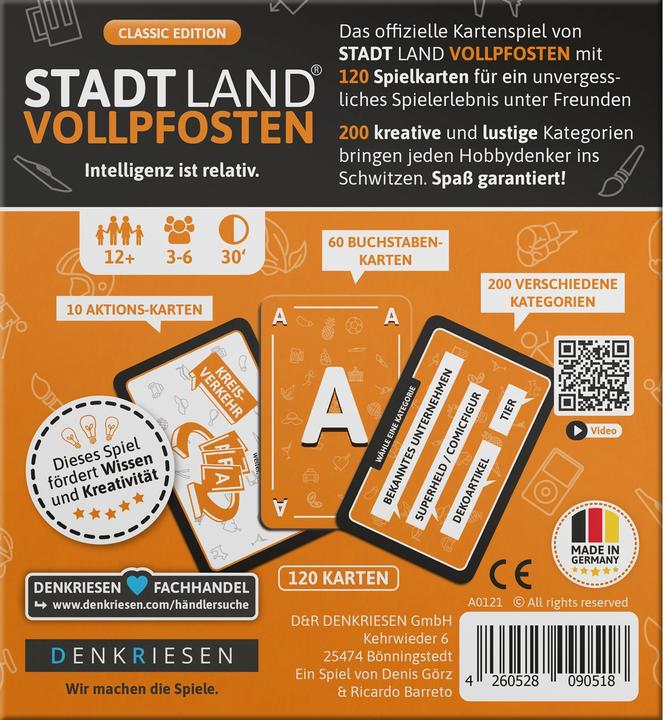 Image du produit Denkriesen Les abrutis de la ville et de la campagne - l'intelligence est relative (Allemand)