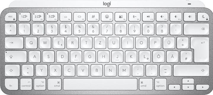 Actual product image Logitech MX Keys Mini For Mac Minimalist Wireless Illuminated Keyboard - SPACE GREY - CH - EMEA28-935 (CH, Wireless)