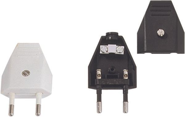 Produktbild Bachmann 2P Elektrischer Netzstecker (schwarz) (CEE 7/16)