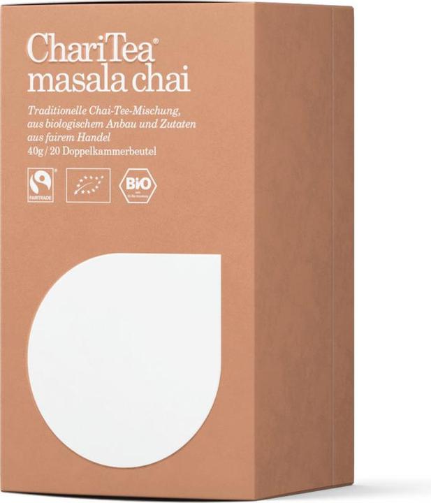 Produktbild ChariTea Masala Chai Bio - Tee - 20 Teebeutel (40 g)
