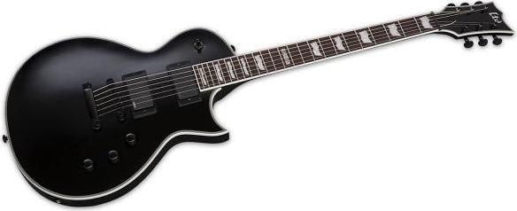 Actual product image ESP LTD EC-401BK Electric Guitar Black with Cable (Electric guitar, Plastic, Mahogany, Pao-Ferro)