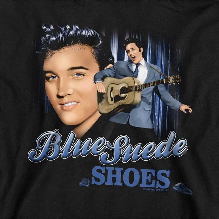 Produktbild Elvis Blue Suede Shoes Kapuzenpullover (116)
