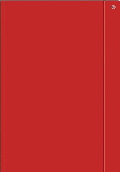 Unicoloured red