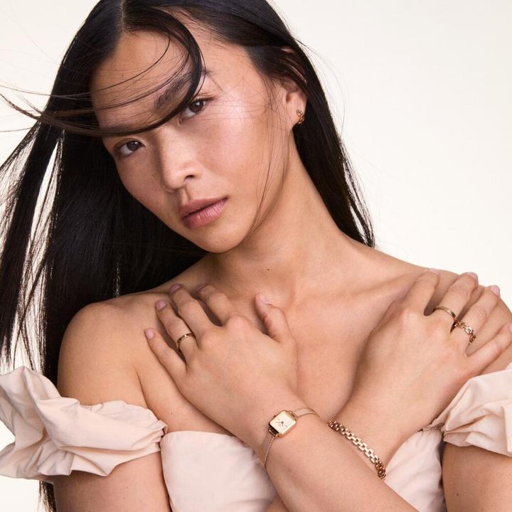 Produktbild Daniel Wellington Quadro Mini Melrose Champagne Rose Gold (Analoguhr)