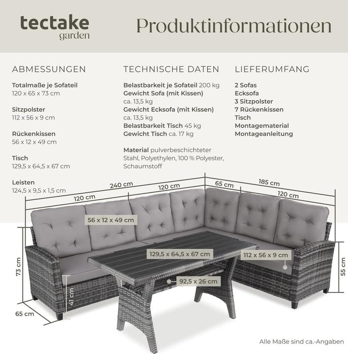 Actual product image tectake Catania