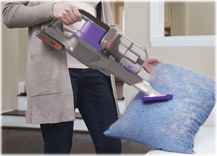 Immagine prodotto Black & Decker Black&Decker Stielsauger 18V/1.5Ah (27Wh) Li Pet 4in1 Akku