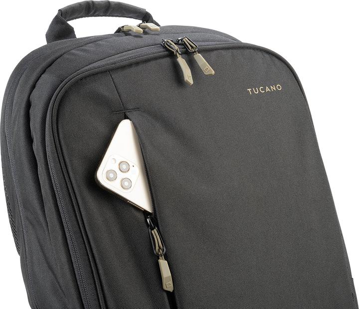 Produktbild Tucano Bizip AGS -tietokonereppu 17" kannettavalle tietokoneelle, musta