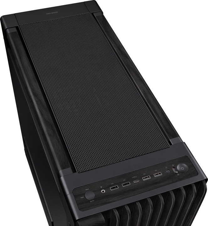 Actual product image ASUS ProArt PA602 Wood Edition (mATX, Mini-ITX, Mini-DTX, E-ATX, ATX, DTX)