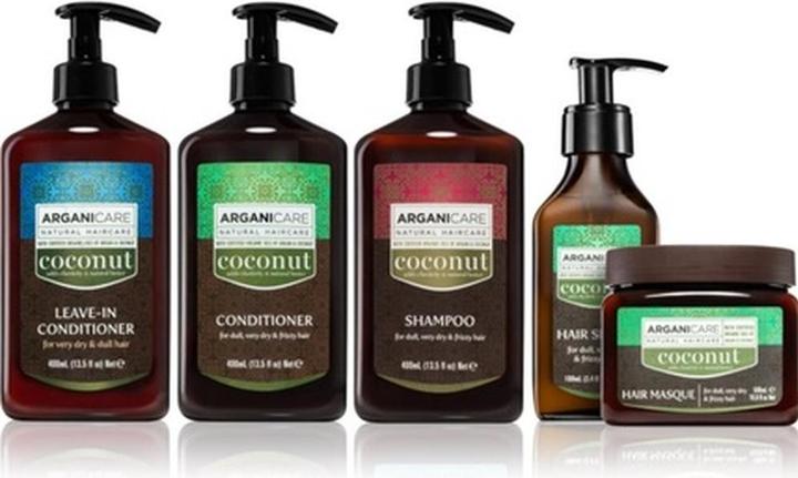 Image du produit Arganicare Coffret de noix de coco pour cheveux très secs et abîmés (Kit de soins capillaires)