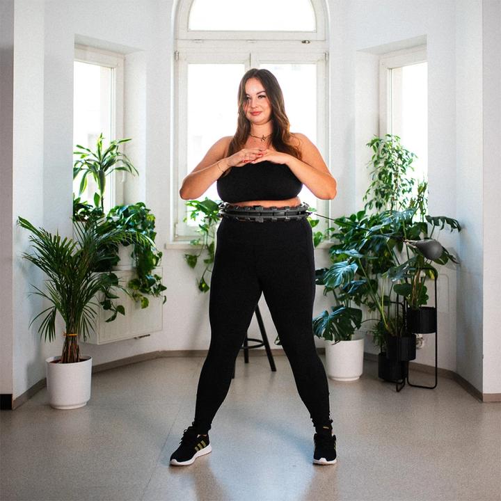 Image du produit HMS HHW12 PLUS SIZE HULA HOOP Juodas AVEC POIDS (51 cm, 1375 g)