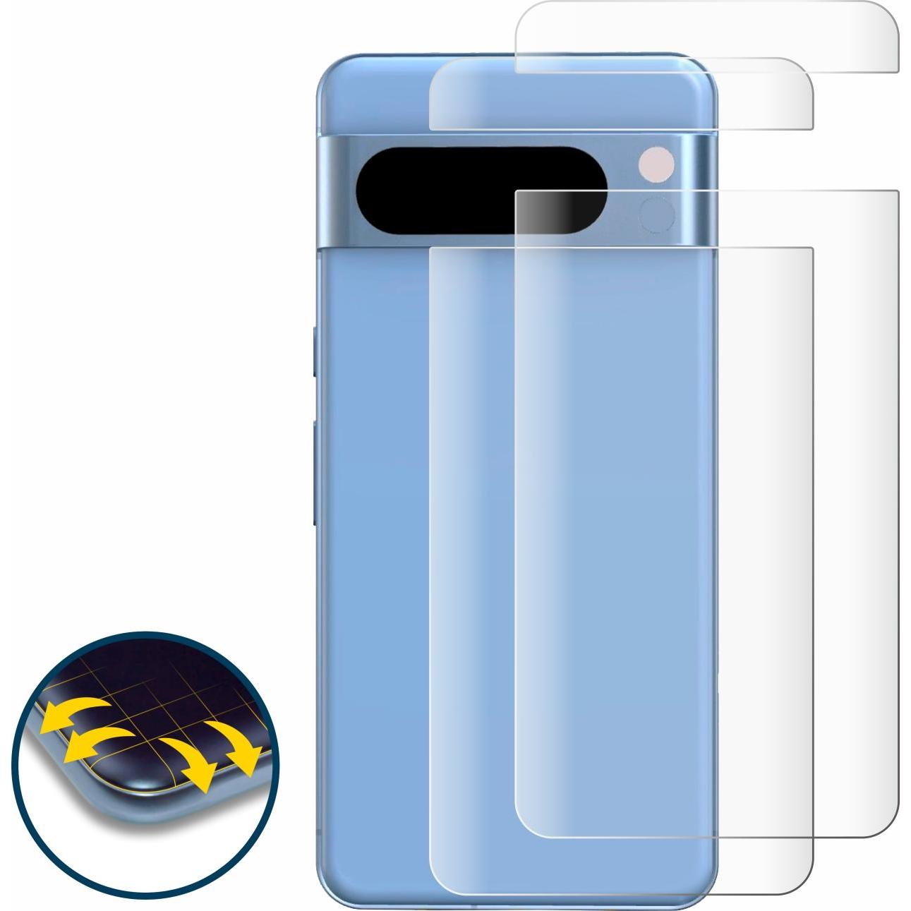 Thumbnail - BROTECT Full-Cover Displayschutz (2 Stück, Google Pixel 8 Pro), Smartphone Schutzfolie, Transparent