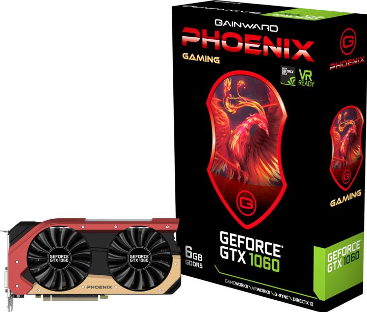 Produktbild Gainward GeForce GTX 1060 Phoenix (6 GB)