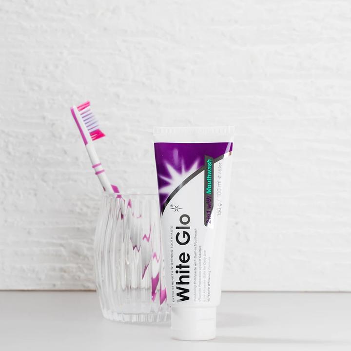 Immagine prodotto White Glo 2 in1 (100 ml, Collutorio)