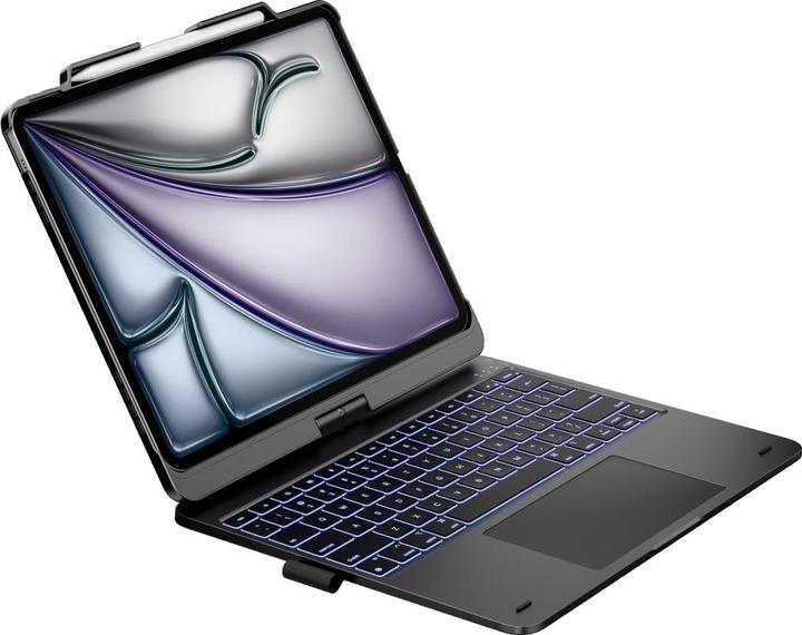 Actual product image Typecase Flexbook Touch Case with Keyboard for iPad Air 13" M2 2024 / M3 2025 / M4 2026 grey (Eng. Int., Apple iPad Air 13 2024, Apple iPad Air 13 2025, Apple iPad Air 13 2026)
