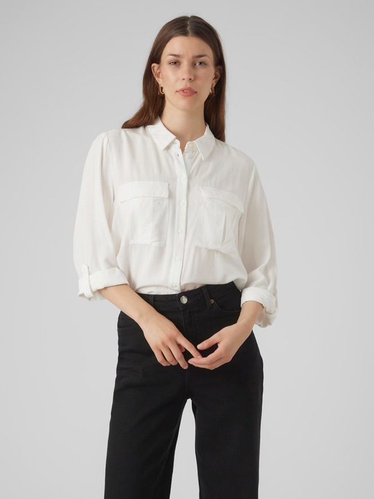 Produktbild Vero Moda Vmvilma L/S Fold Up Shirt Wvn Exc Hemd (XS)