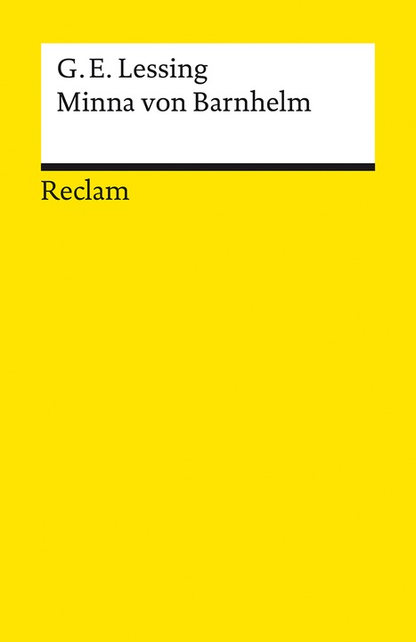 Produktbild Minna von Barnhelm oder das Soldatenglück (Deutsch, Gotthold Ephraim Lessing, 2025)