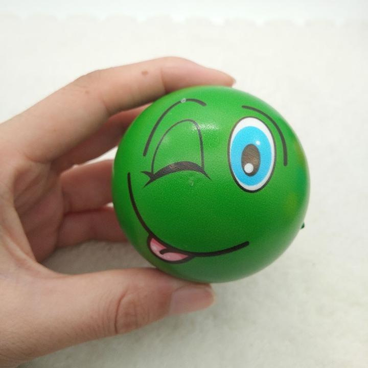 Produktbild I Am Creative Anti-Stress Schaumstoffbälle Emoji, 12er Set, Ø6cm, Fidget Knautschbälle, bunt