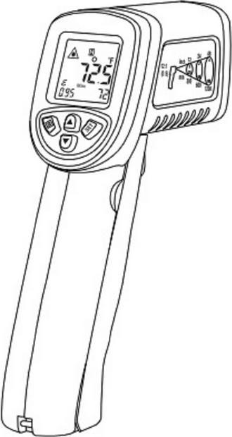 Produktbild Extech Mini IR Thermometer