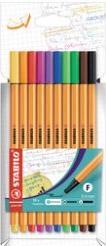 Produktbild STABILO Fineliner point 88, 15er Kunststoff-Etui (Mehrfarbig, 15 x)