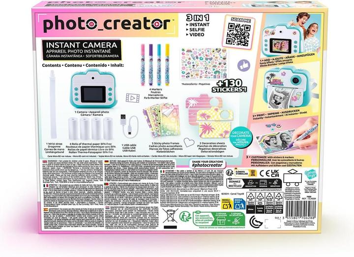 Produktbild Canal Toys PHOTO CREATOR Instant Camera Summer Edition
