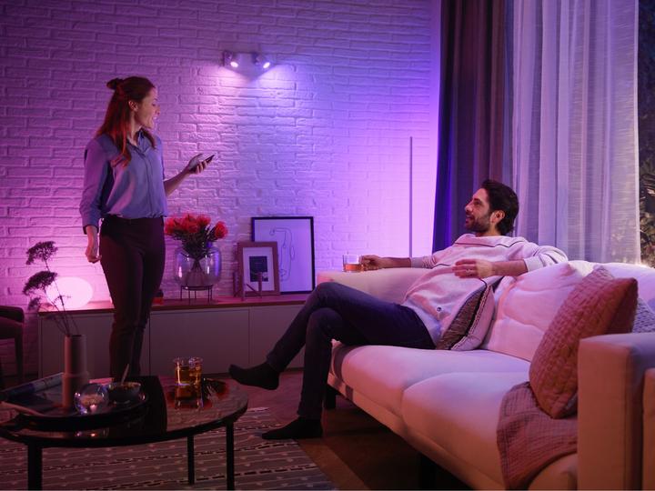 Immagine prodotto Philips Hue Starter-Set: Dreierpack (GU10, 5.70 W, 250 lm, 4 x, G)