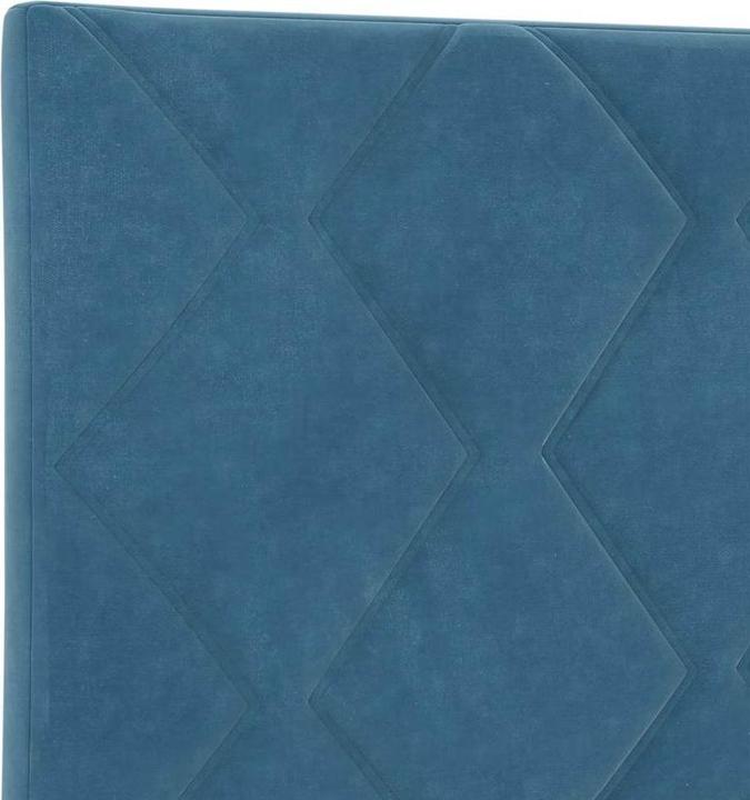 Produktbild VidaXL Kopfteil mit Rautenmuster Dunkelblau 200 cm Samt