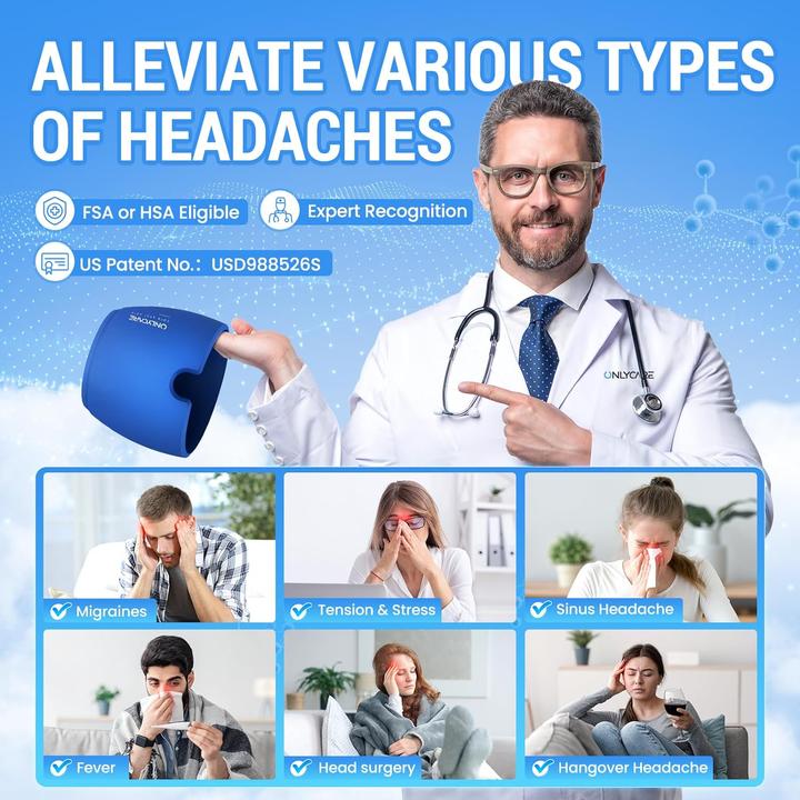 Actual product image Onlycare Migraine Relief Capin