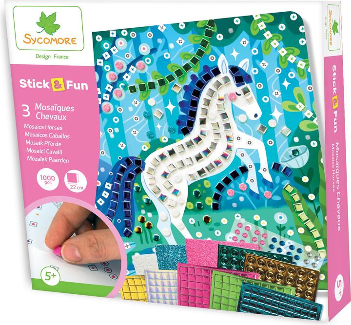Sycomore Stick'N Fun Pm Mosaiques Chevaux (Fr-De-It)
