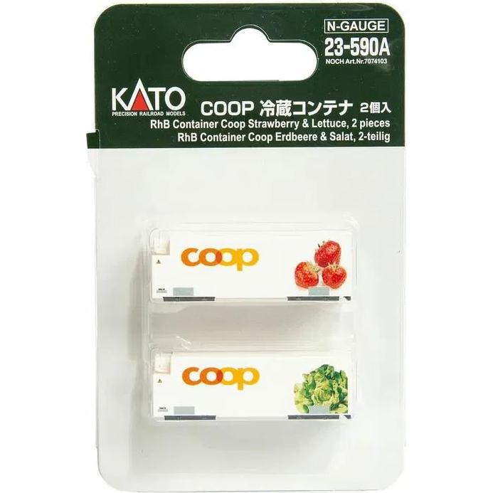 Kato 7074103 Contenitore Coop Fragola WAB26 e Lattuga WAB30 (Traccia N)