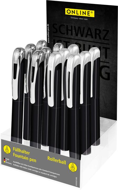 Produktbild Online Schreibdisplay 12ST College sortiert (Schwarz, 12 x)