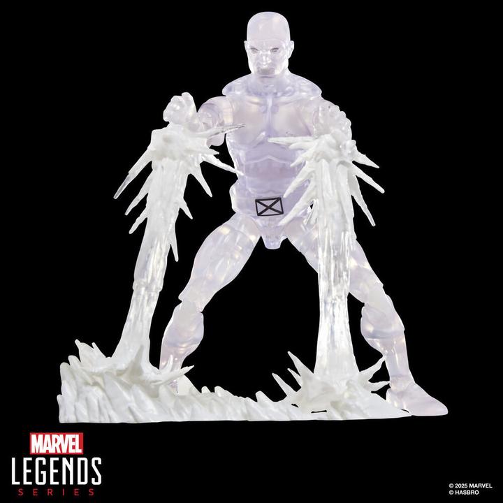 Actual product image Marvel Legends Series Secret Wars Ice Man, X-Men retro Marvel Comics action figure to collect, 15 cm