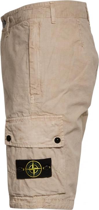 Image du produit Stone Island Bermuda Brushed Organic Cotton Canvas Old Effect (30)