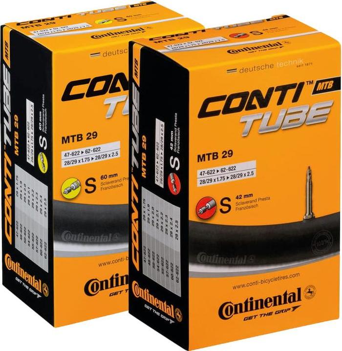 Actual product image Continental MTB Standard (Presta (SV), 29", 28", 42 mm)