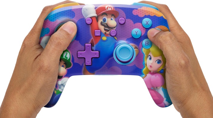 Produktbild PowerA Enhanced Wireless Controller - Colour Splash Heroes (Switch, Switch OLED, Switch Lite)