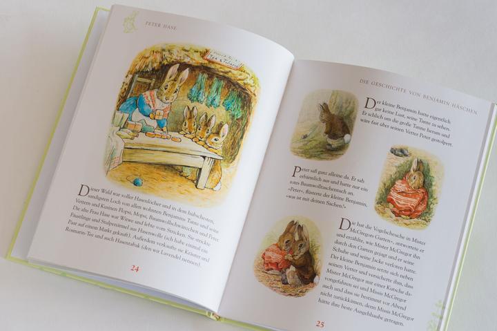 Actual product image Peter Hase Sämtliche Abenteuer (German, Beatrix Potter, Kim Landgraf, 2014)