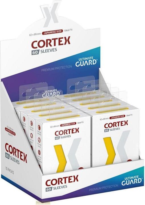 Produktbild Ultimate Guard 60 pochettes Cortex Sleeves format japonais Yellow