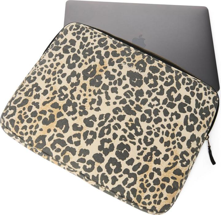Actual product image Studio Noos Soft Cotton Leopard laptop case 13 (13")