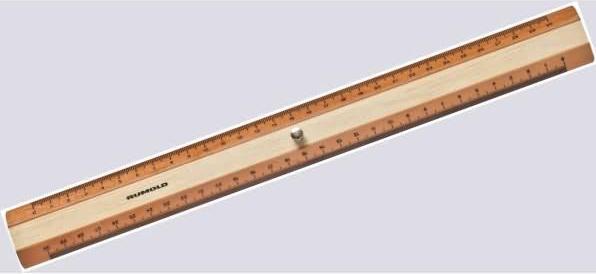 Produktbild Rumold Zeichenmassstab bicolor 30 cm (30 cm, Holz)