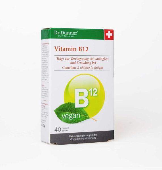 Image du produit Dr. Dünner vitamine B12 (40 pièce(s), Capsules, 35 g)