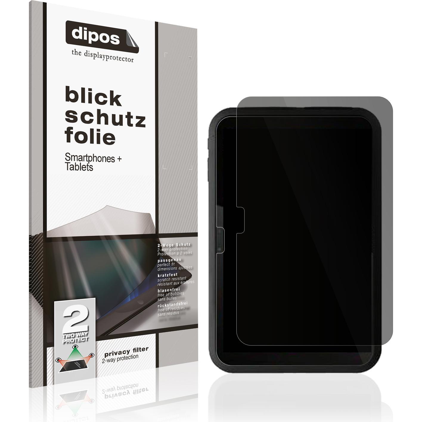 Dipos Blickschutzfolie 2-Way Anti-Shock (1 Stück, T1075), Tablet Schutzfolie