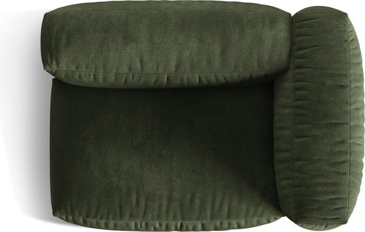 Image du produit Micadoni Chauffeuse Droit, "Martina", 1 Place, 121x106x75 Fabriqué en Europe (Canapé modulaire, 1 place)