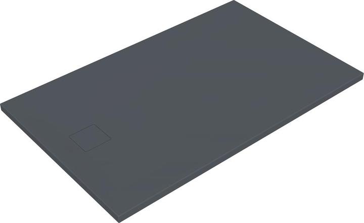 Actual product image Hüppe EasyFlat shower tray, drain short side, rectangular, 1600x1000mm